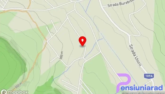 hartă a Cazare Apartament în regim hotelier în Chinteni