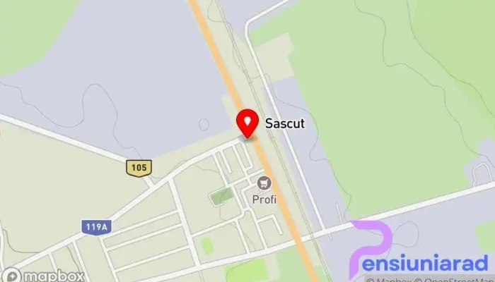 Cazare Sascut -  Hartă - Sascut
