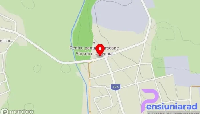 hartă a Centru plasament batrani Cervenia Centru de asistență pentru bătrâni în Cervenia