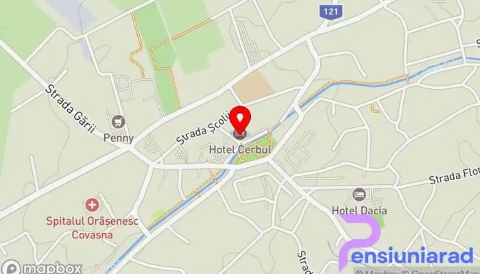 Centrul Balnear Covasna -  Hartă - Covasna