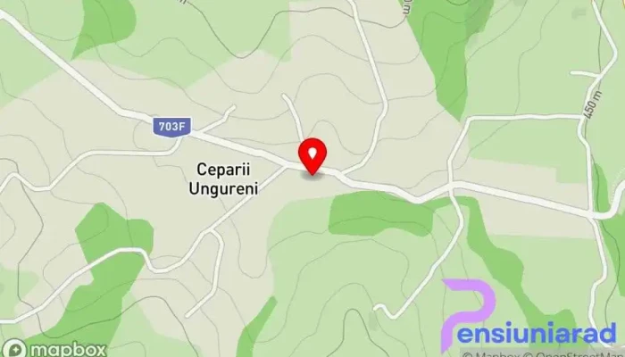 hartă a Ceparii Ungureni  în Ceparii Ungureni