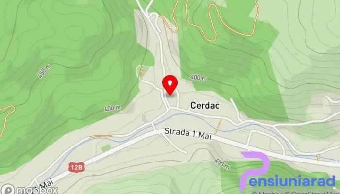 Cerdac -  Hartă - Cerdac
