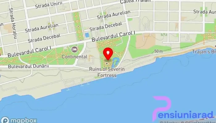 Cetatea Medievala A Severinului Hartă - Drobeta-turnu Severin