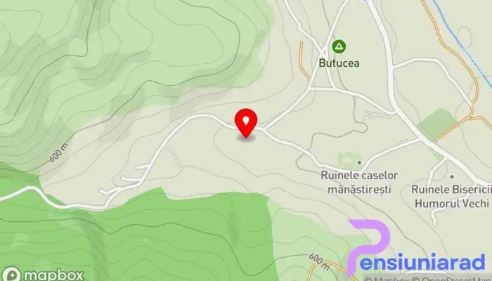 hartă a CHALET HOVEL Cabană, Unitate de cazare rurală, Mănăstire în Mănăstirea Humorului