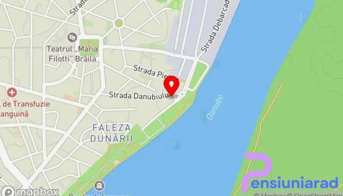 Cherhanaua Pestele Dunarii Hartă - Brăila