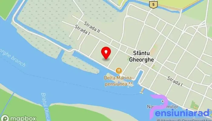 hartă a Cherhanaua Veche - Sfantu Gheorghe Restaurant cu specialități din pește pescar în Sfântu Gheorghe