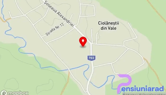 hartă a Ciolăneștii din Vale  în Ciolăneștii din Vale