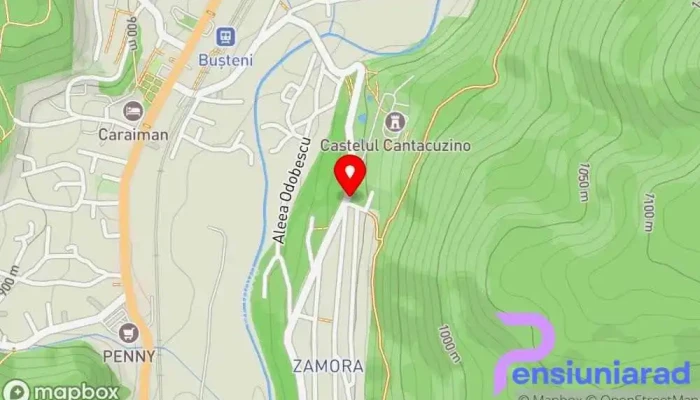 hartă a Clasic Bed & Breakfast în Bușteni
