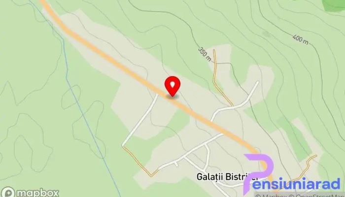 hartă a Comuna Galații Bistriței  în 