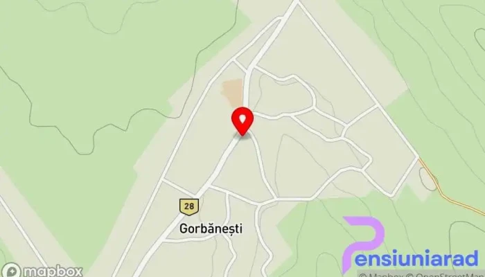 Comuna Gorbanesti Hartă - Comuna Gorbănești
