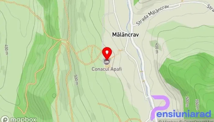 Conacul Apafi -    Malancrav Hartă - Mălâncrav
