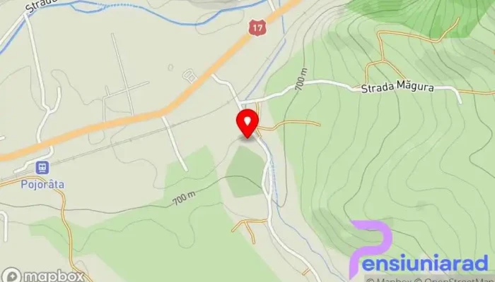 hartă a Conacul Bucovinei Pensiune în Pojorâta