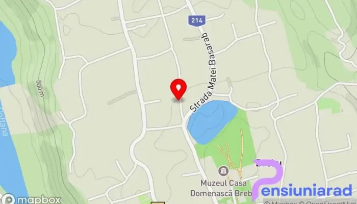 hartă a Conacul Lacului Brebu Pensiune în Brebu Mănăstirii