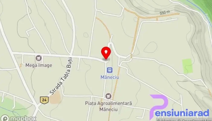 hartă a Coquette Hotel în Măneciu-Ungureni