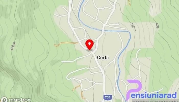 hartă a Corbi  în Corbi