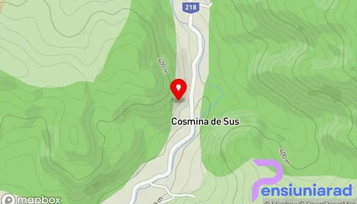 hartă a Cosmina de Sus  în Cosmina de Sus
