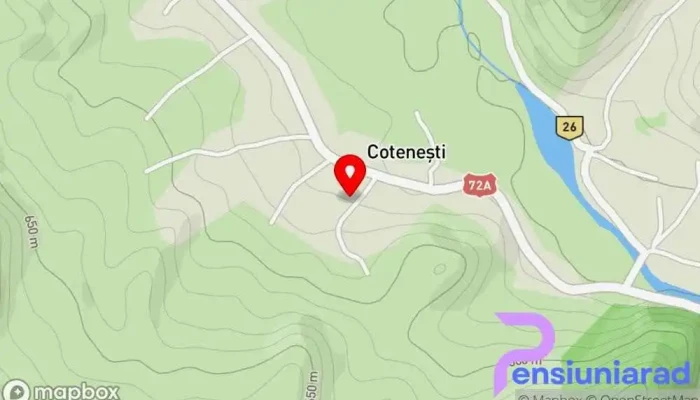 hartă a Coteneşti  în Coteneşti
