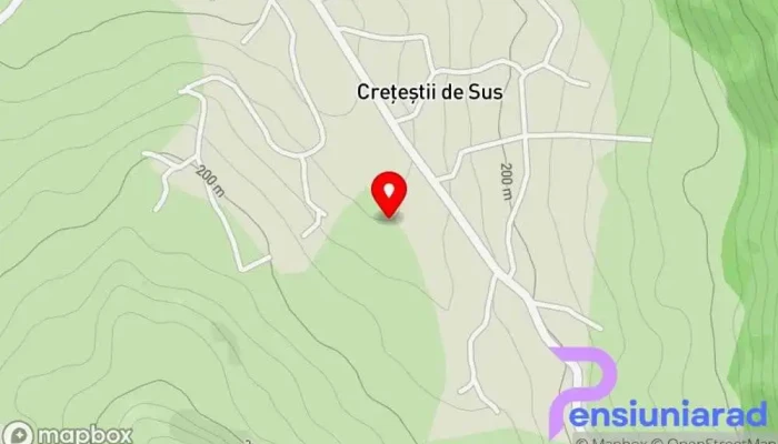 Cretestii De Sus Hartă - Crețeștii De Sus
