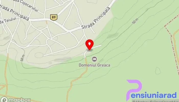 hartă a Domeniul GREACA Organizator de evenimente, Companie organizatoare de evenimente, Pensiune, Locație pentru evenimente muzicale live, Piscină exterioară, Organizator de petreceri, Restaurant, Cazare în regim hotelier, Servicii de nuntă în Greaca