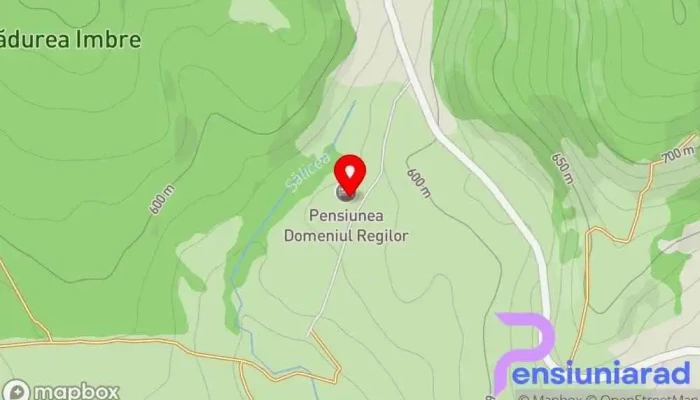 hartă a Domeniul Regilor Bed & Breakfast în Ciurila