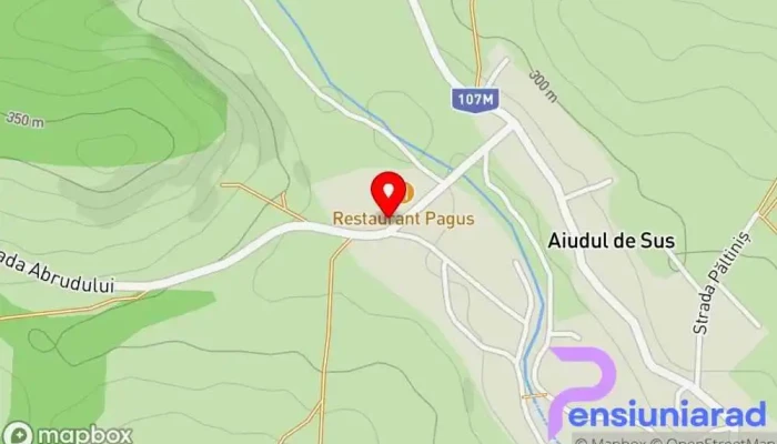 hartă a DOUĂ SĂLCII Hostel în Aiud