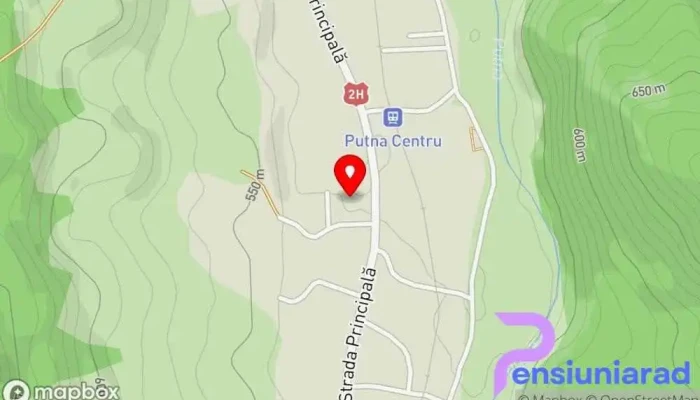 hartă a Edelweiss Pensiune, Bed & Breakfast, Pensiune de familie, Hotel în Putna