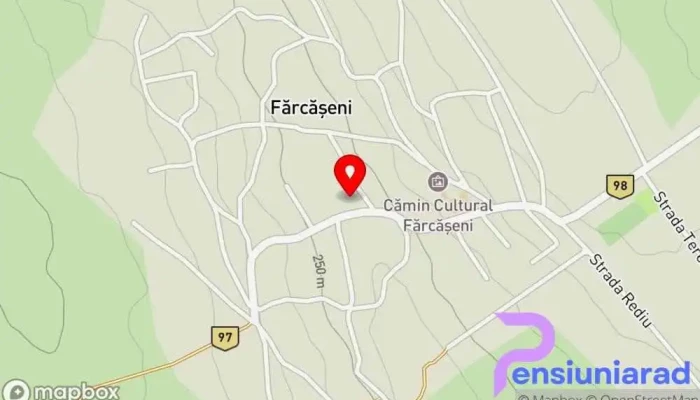 Farcaseni Hartă - Fărcășeni