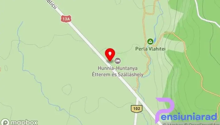 Ferma Hun -  Hartă - Vlăhița