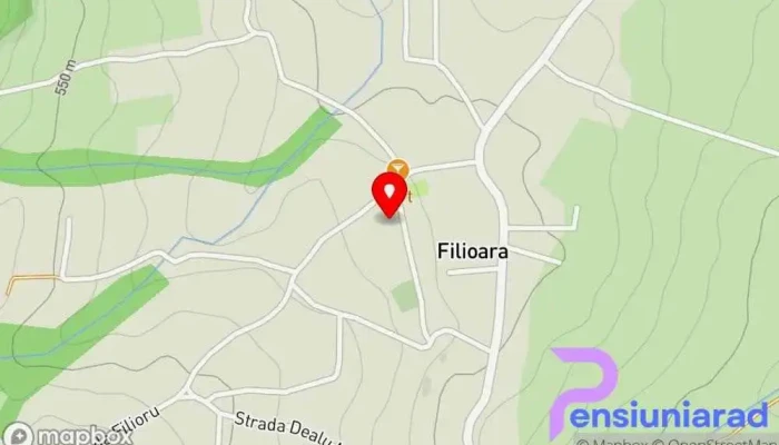 hartă a Filioara  în Filioara