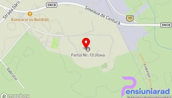 hartă a Fortul XIII 
