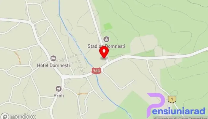 hartă a Fratia Lupilor Hotel în Domnești
