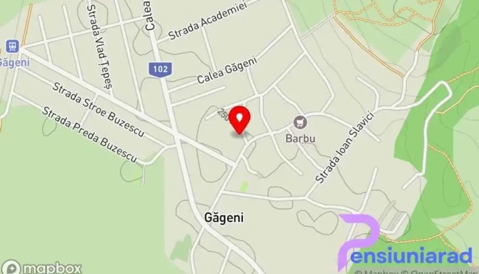 hartă a Găgeni  în Găgeni