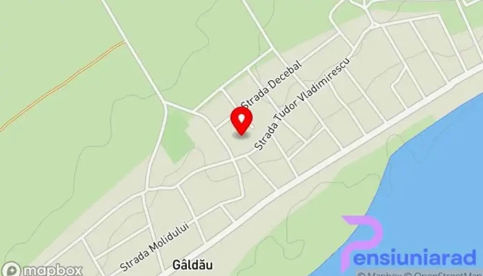 hartă a Gâldău  în Gâldău