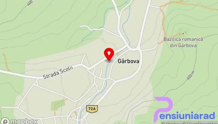 hartă a Gârbova  în Gârbova