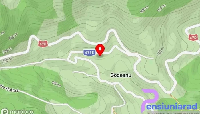 Godeanu -  Hartă - Godeanu