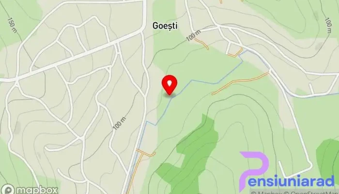 Goesti Hartă - Goești