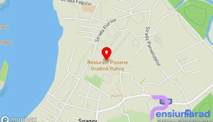 hartă a Grădina Vlahiia Restaurant în Snagov