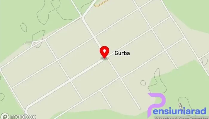 Gurba -  Hartă - Gurba