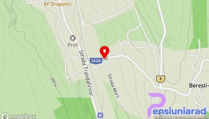 Hall Beresti Meria Galati Hartă - Berești-meria