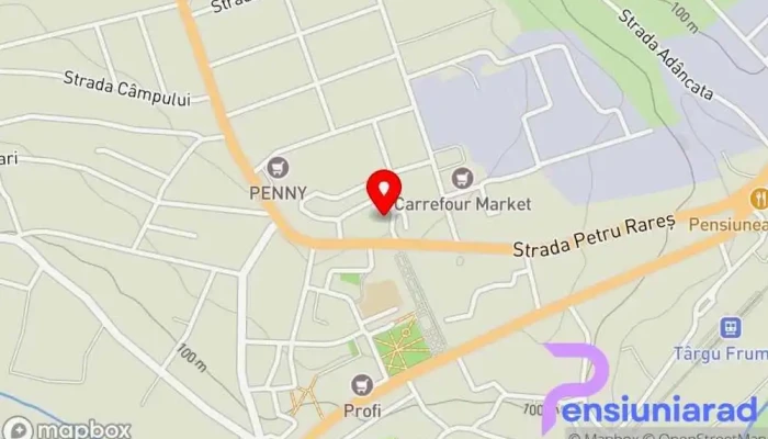 hartă a Han Turistic Hotel în Târgu Frumos