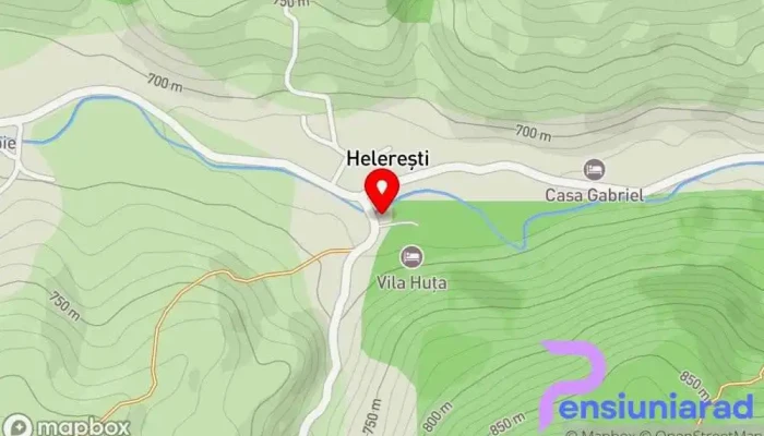 hartă a Hanul Apuseni Cazare la gazdă în Ștertești