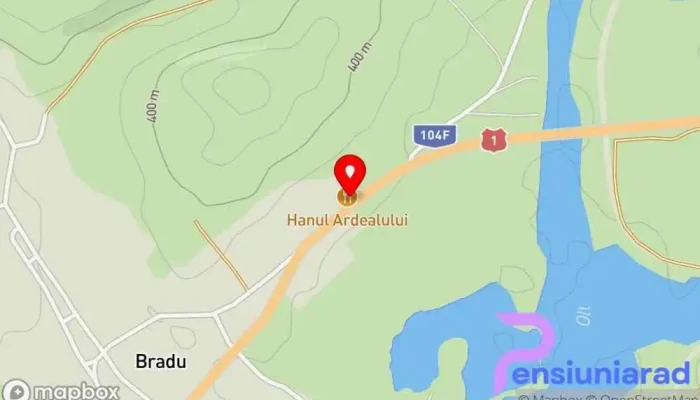 Hanul Ardealului -  Hartă - Bradu
