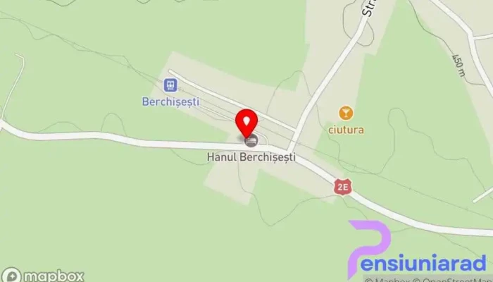 hartă a Hanul Berchisesti Restaurant în Berchișești