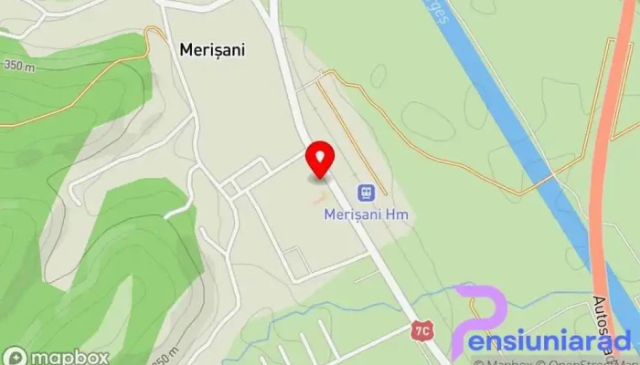 hartă a Hanul Bucătarului Restaurant în Merișani