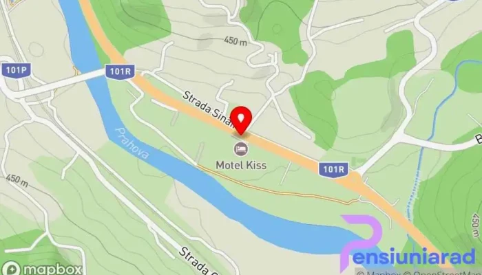hartă a Hanul Cornului Restaurant în Cornu de Jos