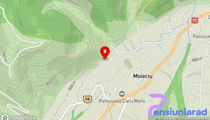 hartă a Hanul cu Noroc Pensiune în Moieciu de Jos