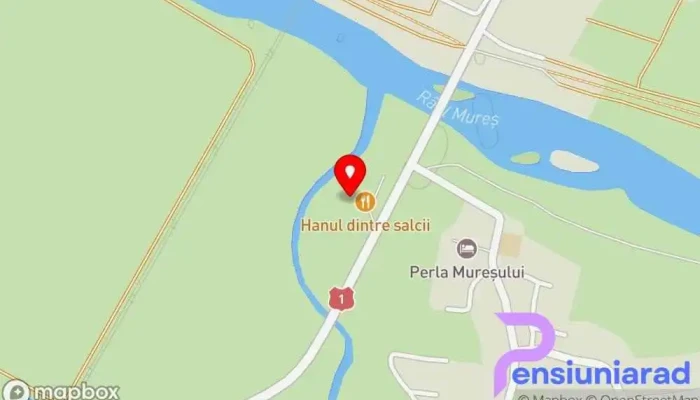 hartă a Hanul dintre Sălcii Restaurant în Alba Iulia