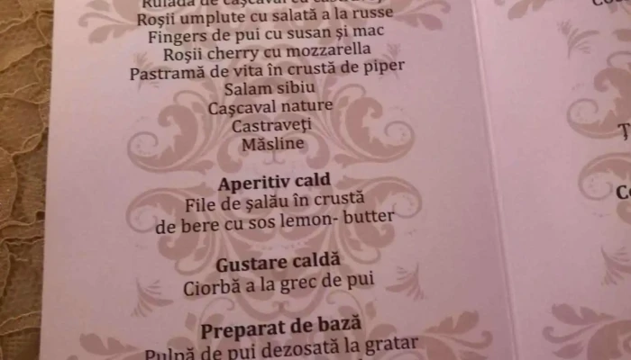Hanul Dintre Salcii Meniu - Alba Iulia
