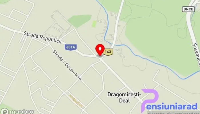 hartă a Hanul Dragomiresti Restaurant în Dragomirești-Deal