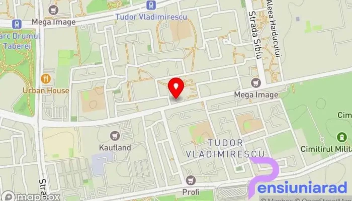 hartă a Hanul Drumețului Restaurant cu specific românesc în București